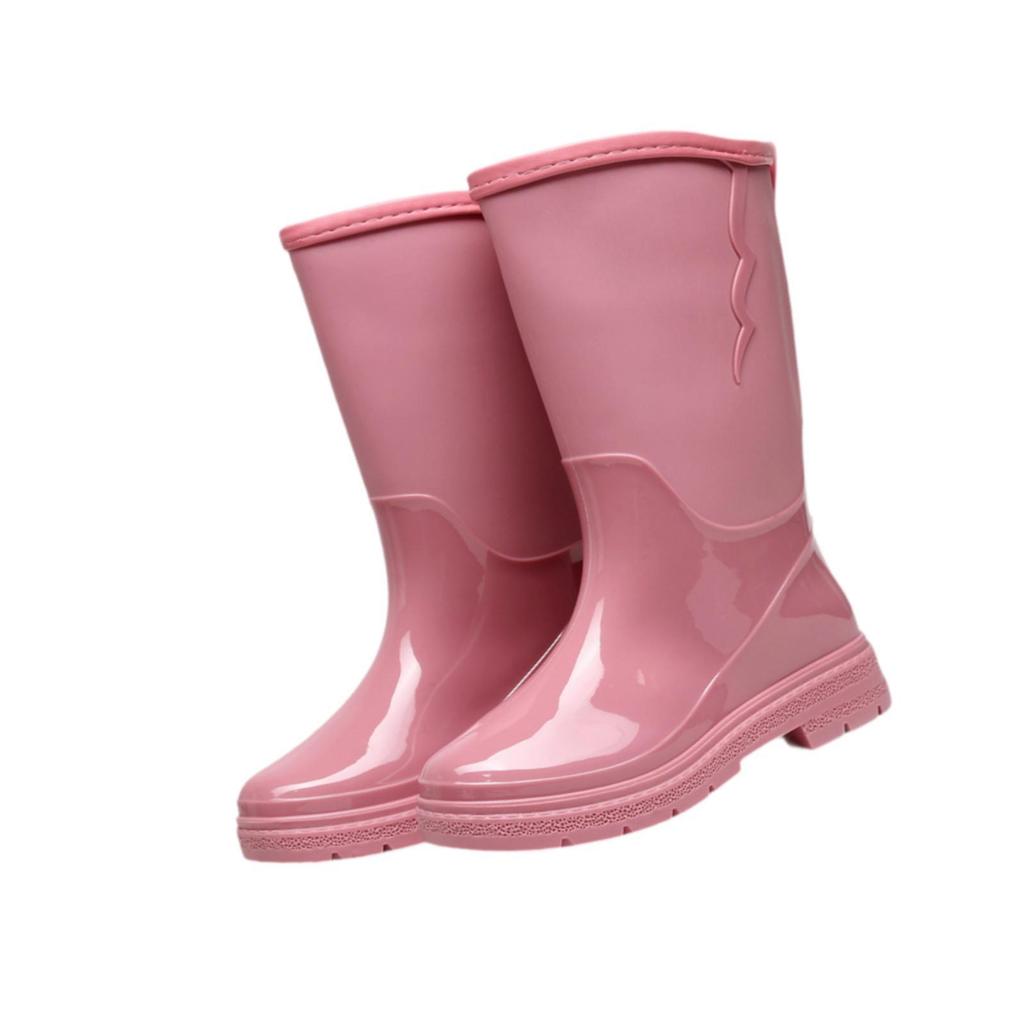 Rain Boots for Women Garden Shoes Waterproof Trendy Footwear Portable Anti Slip Rainboots
