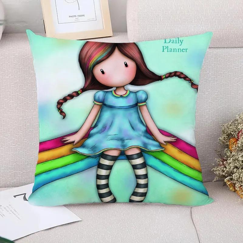 Couple Pillow Pillowcases  Gorjuss Fall Decor Decorative Cushion Cover X Covers for Bed Pillows Pilow Cases