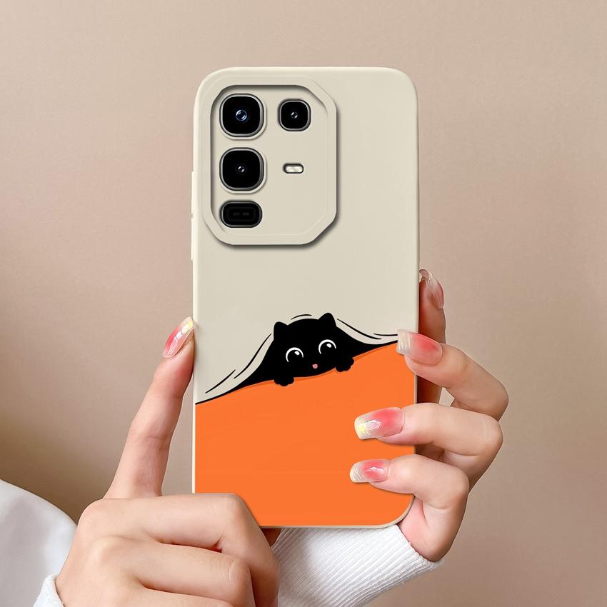 Pro Infinix Note 50 Pro Plus 40 50x Pouzdro na telefon Módní vzory kočky s hvězdnou oblohou Hladký tekutý silikon Vysoce kvalitní nárazuvzdorný kryt Pro kryty Infinix