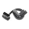 60CM 16Pin OBD2 Extension Cable Adapter Cable Flat+Thin As Noodle OBDII Male To Female Socket Connector with ON/OFF Switch