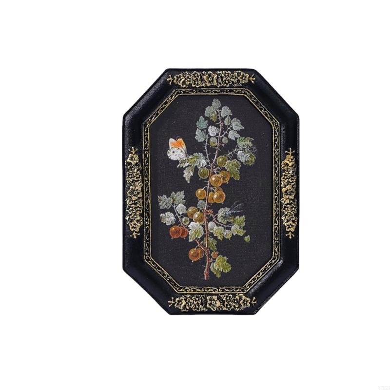 Retro Picture Frame,Mini Antique Ornate Photo Frame for Tabletop Wall Display,Old Fashioned Photo Gallery Art Decors Y5GB
