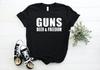 Guns Beer & Freedom Graphic Tee