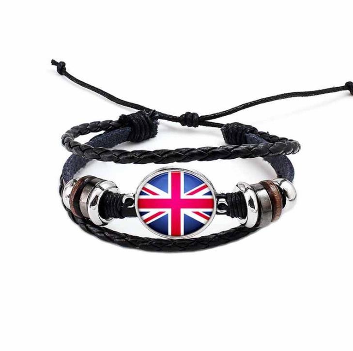 National Creative Manwomen Flag Exquisite Bracelet National Bracelet Flag