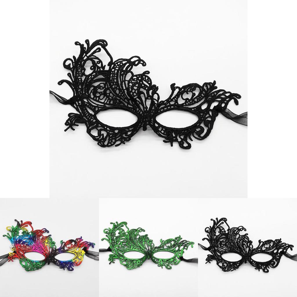 Gorgeous Thick Lace Phoenix Mask In Various Colors For Halloween And Costume Parties