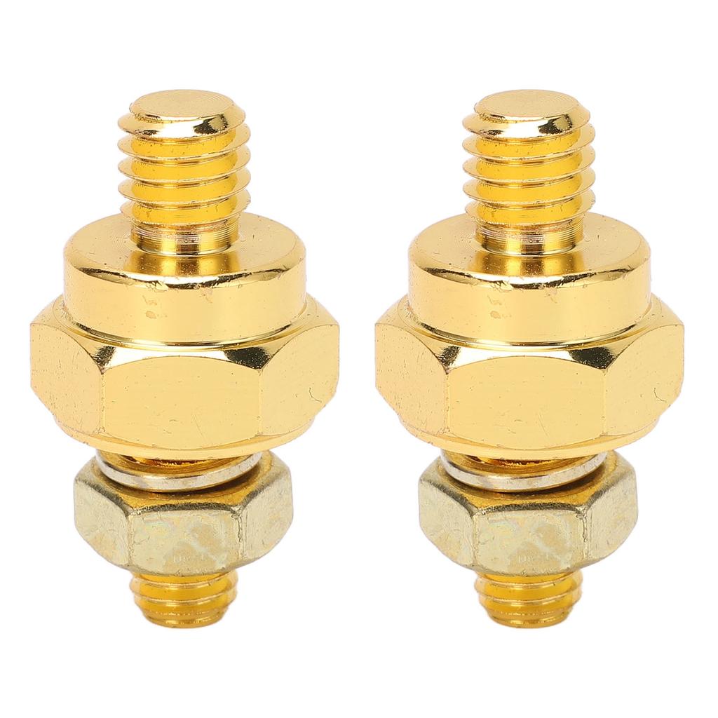 2 Pcs Battery Terminal Adapters Brass Battery Terminal Adapters Side Post Charging System Bolt