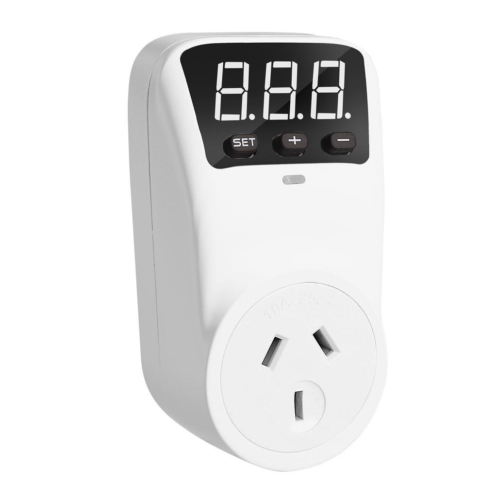 HLP02 Digitale automatische Spannungsschutzsteckdose 230 V 16 A LCD-Display Überspannungsschutzsteckdose