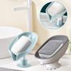 Portasapone a Forma di Foglia Scolo Porta Sapone Accessori per il Bagno Ventosa Vassoio Porta Sapone per Bagno Contenitore per Sapone