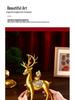 Fortune Deer Wealth-Attracting Ornament for Living Room and Cabinet – Perfect Housewarming or Opening Gift