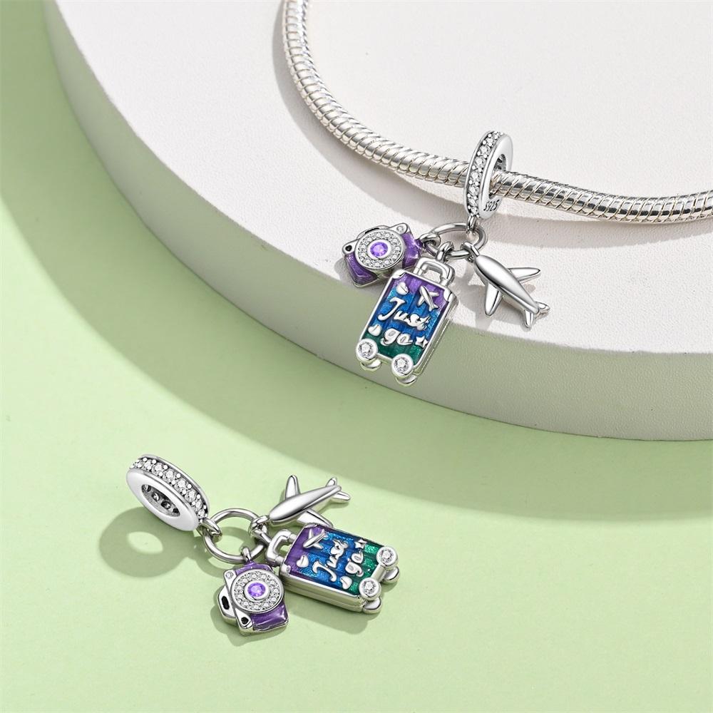 Original Charms Copperbeads Fit Bracelet Women Jewelry Making Diy Gift