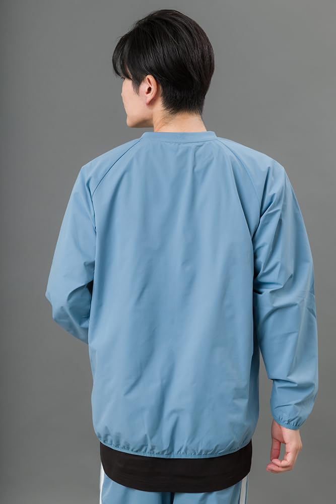 MIKASA Long Sleeve Size Small Piste, Blue, (Unisex), 2611-BLS
