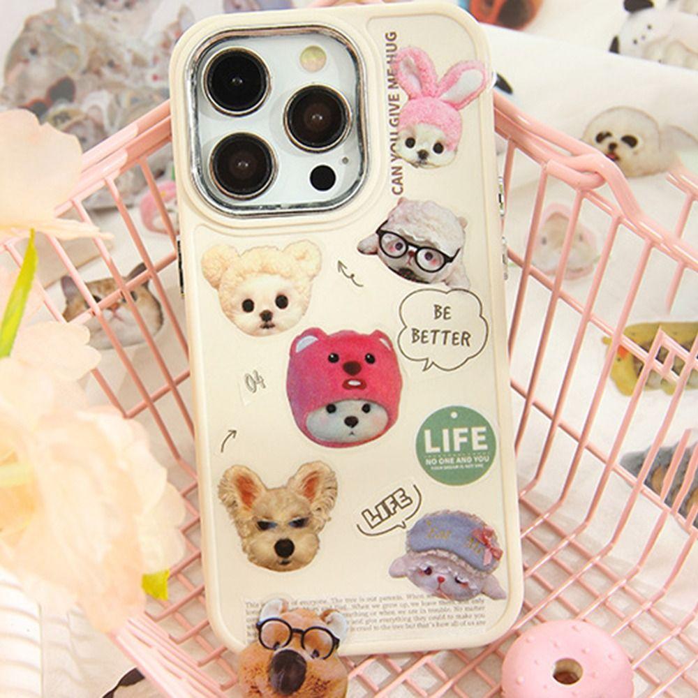 40 Blatt/Beutel Kitty Welpe Handkonto Aufklebertasche Verspieltes Konto Material Kreative Aufkleber Student