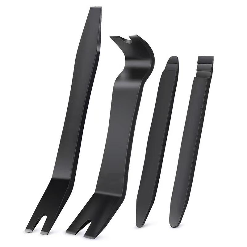 

Car Hand Tool Set Car Disassembly Tool Kit Stereo Repair DVD Repair Tool Dashboard Removal Tool Interior Plastic Trim Panel Black 4PCS