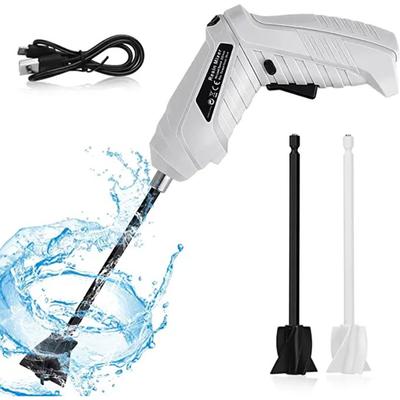 Handheld Epoxy Mixer USB Powered Rechargeable Resin Stirrer for Epoxy Tumblers Glazes Paint Stirrer with 2 Pcs Paddles