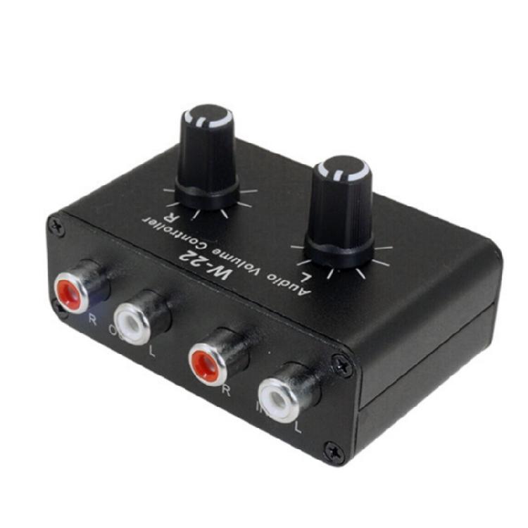Inline Sound Volumes Manager for 3.5mm Jacks Quick Setups Volumes Control Box Metal for Comfortable Listen Experience