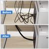 JOTO Cable Storage 8M DIY PET Use Black Sleeve, Approx. Length, 1.3cm Diameter, Cuttable, Material, Home/Office -