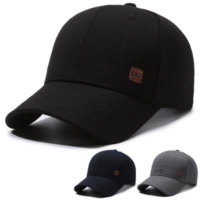 Men's Spring Autumn Peak Cap Sunscreen Sun Hat Middle-Aged Baseball Cap Outdoor Sports Cap