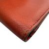 HERMES Long Wallet Tri-fold Epsom Bearn Dupri Purse Orange Epsom Women Used