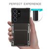 Pro Samsung Galaxy S25 Ultra Case PC+TPU dvouvrstvý zadní kryt telefonu s držákem na kartu