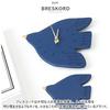 Global Arrow Breath Code Welcome Bird Wall Clock IV Size: L: Approx. W24 H22 / S: Approx. W13.5 H12 BK-0079