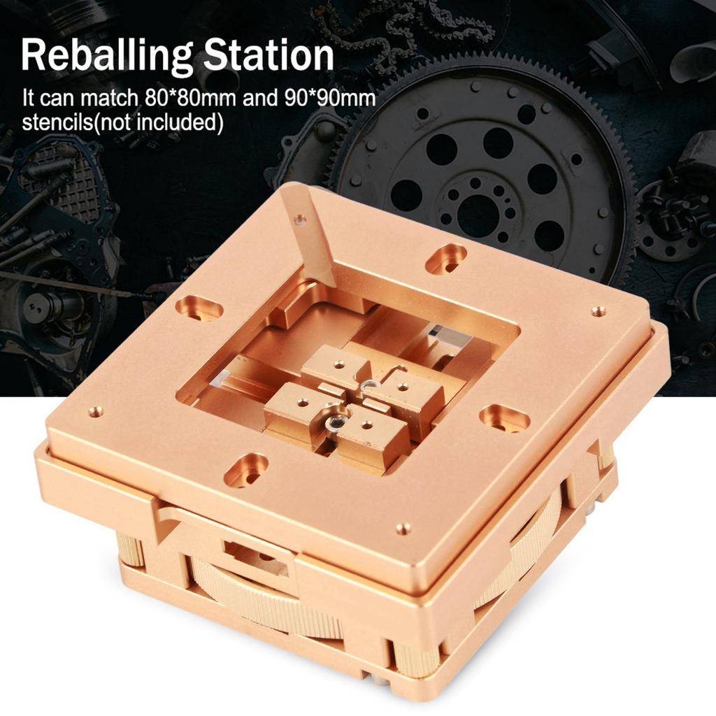 WN8090 BGA Reballing Station Auto Magnet Stencil Solder Rework Kit Soldering Station BGA Stencil Holder Stencil Reballing Kits
