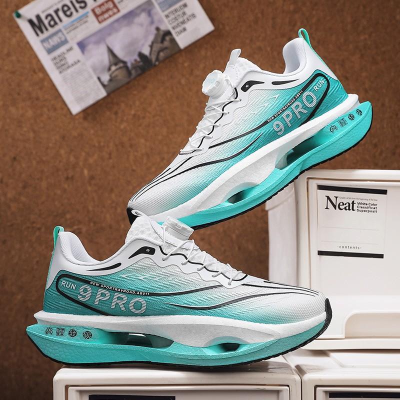 Youth style shoes Lightweight Breathable Running Shoes Boys Low-Cut Training Sneakers With Carbon Plate Support