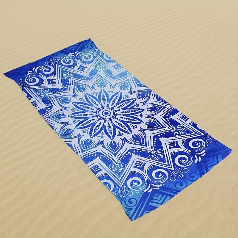 1pc Bohemian Pattern Beach Towel, Suitable for Seaside, Swimming Pool, Bathroom, Yoga Fitness Multi-Purpose Beach Towel