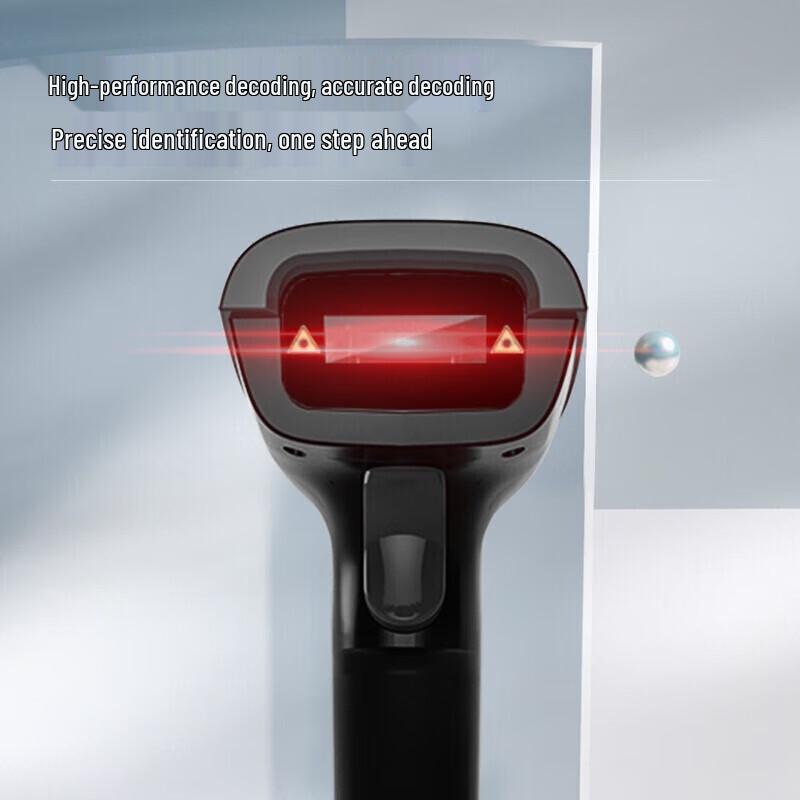 Deli Wireless 1D Laser Barcode Scanner