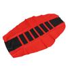 Universal Motorcycle Dirt Bike Faux Leather Seat Covers Soft Non-Slip Seat Cushion Red Black