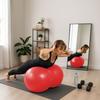 Bc Piłka Rehabilitacyjna Gimnastyczna Do Ćwiczeń Fasolka Orzeszek Fitness Jogi 80X40 Z Pompką