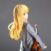 Your Lie In April Kaori Miyazono Action Figure With Violin Crossed Hands School Uniform Anime Statue Collection For Anime Fans