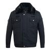 Zuoshuo Men's Black Winter Duty Padded Coat