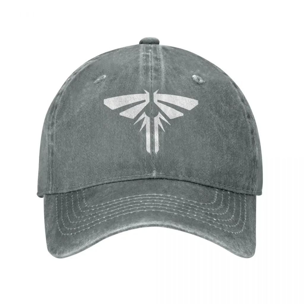 2025 TLOU The Last Of Us Unisex Style Baseball Cap Fireflies Logo Distressed Denim Caps Hat Casual Outdoor Activities Sun Cap