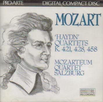 

CD MOZART - Haydn Quartets K.421,428,458 Japan Classical Used