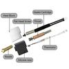 Hotend Assembly Heat End Kit For 3D Printer Includes Heating Block, Rod, And Thermistor 0.4 Printhead