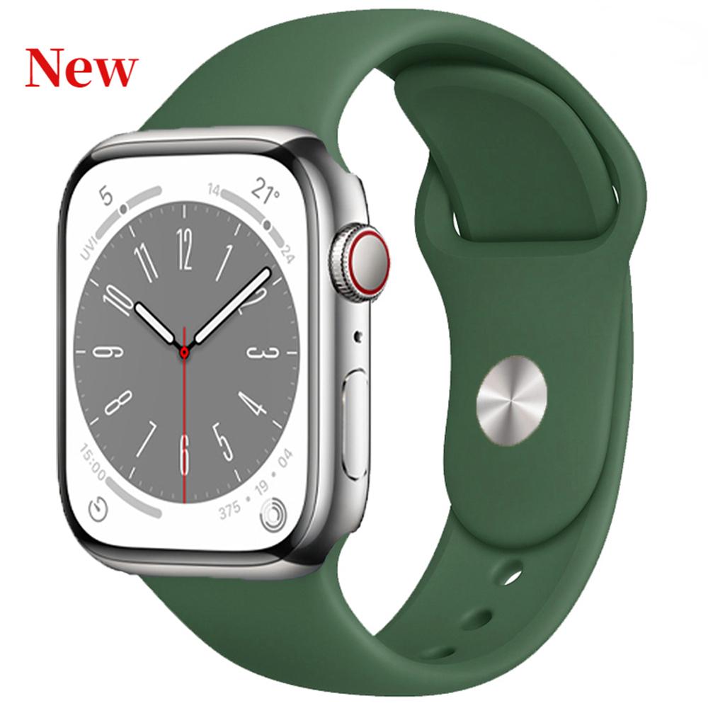 Pulseira de silicone para apple watch band 49mm 45mm 44mm 42mm 41mm 40mm 38mm pulseira cinto iwatch série 8 7 6 5 4 3 se banda