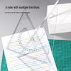 Deli Large Drawing Triangle Ruler Set