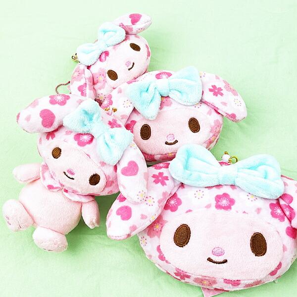 Sanrio Japanese Goods My Melody Plush Mascot Keychain
