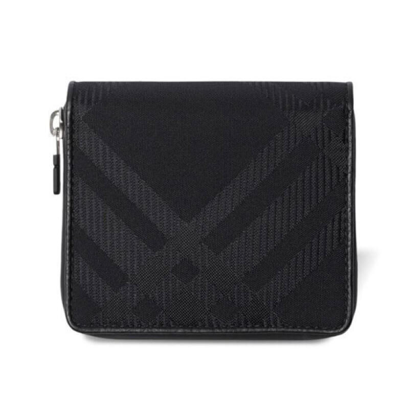 

Burberry Wallet Bifold Wallet Medium Check Jacquard Zipper 8083404 8083404
