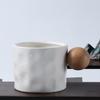 Holzkugelgriff Keramiktasse Büro Haushalt personalisierte Milch Wasser Tasse