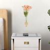 1/2pc Wall Mounted Flower Tube Creative Vase Wall Holder Home Living Room Wall Flower Vase Rack Party Wedding Displaying Flower