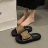 Women's Slippers 2026 Fashion Flats Comfortable Soft Soled Sandals Non-slip Platform Outdoor Indoor Slippers Trendy Beach Shoes