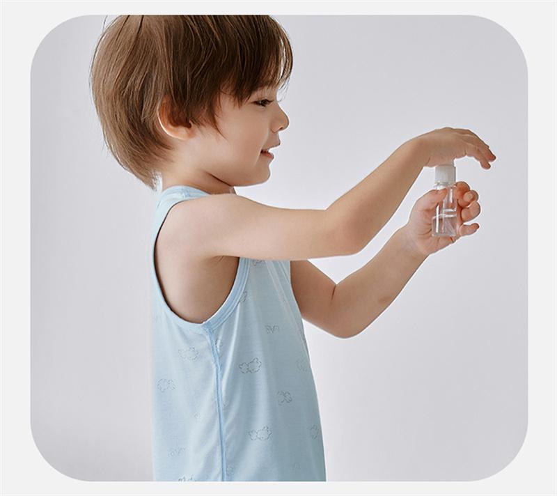 Rabbi Children's Vest Summer New Thin Style with Baby Sleeveless Vest Breathable Top