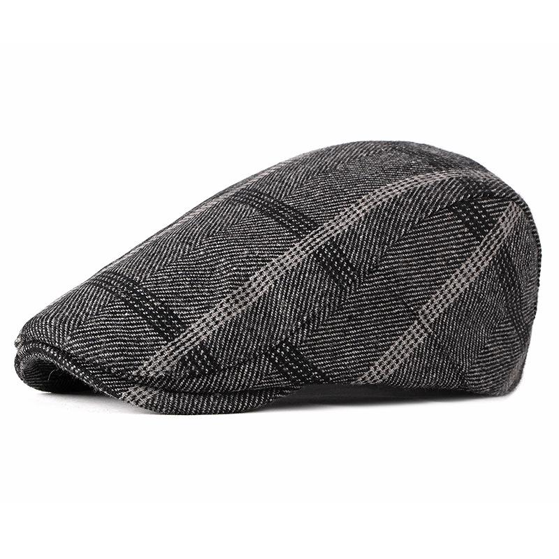 Spring Autumn Winter Newsboy Caps for Men Plaid Beret Cap British Retro Flat Cap Gatsby Painters Hat Driver Ivy Hat Hombre Boina