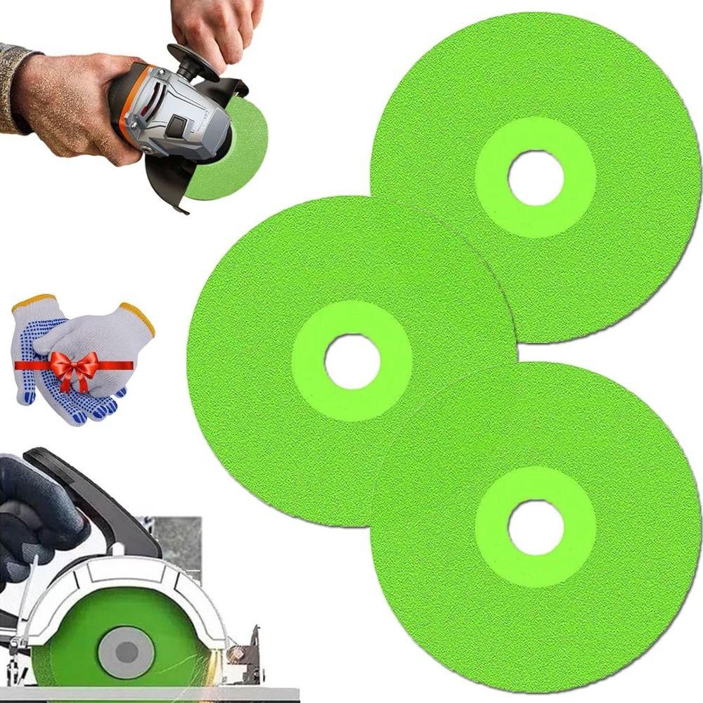 Steel Glass Cutting Disc Circular Polishing Cutting Blade Glass Cutting Blade 100mm Diameter Rock Slab Grinding Disc for Marble