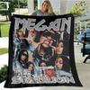 Rapper Megan Thee Stallion Printed Blankets Warm Flannel Blankets Soft and Comfortable Blanket Bed Linings Birthday Gift