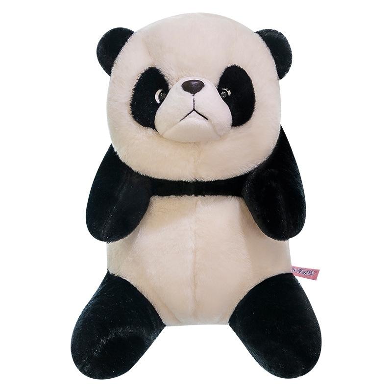 

Panda Plush Adorable Toy Stuffed Animal Huggable Doll Room Decoration Gift Kids 26cm/10.24in чорний