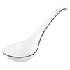 ZISIZ Ceramic Long-Handle Soup Spoon Set