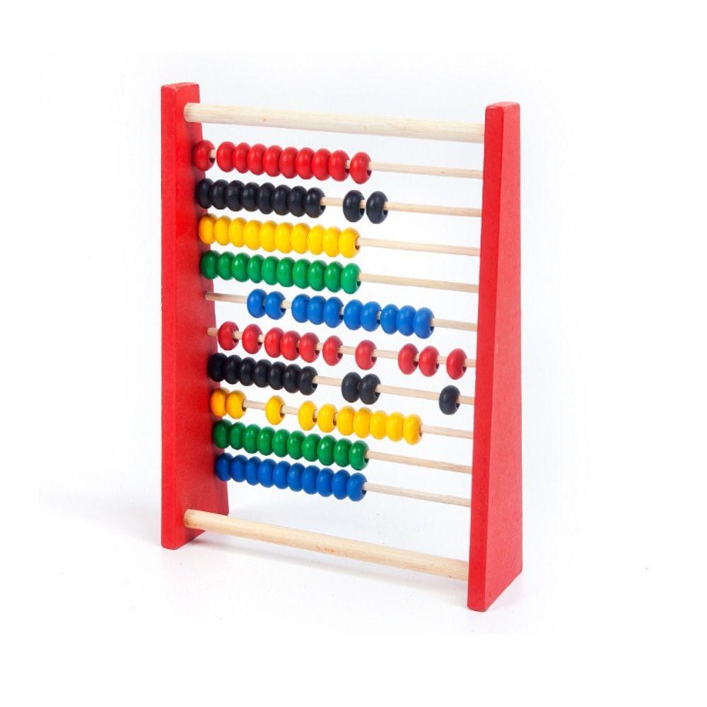 Montessori Toy Abacus for Kids Wooden Children Toys Counting Tool Learning Mathematics Tool  Child