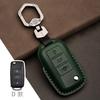 Suitable for Volkswagen Exploration Song Tuon Tuyue CC Bora 7 Golf 6 Leather Car Key Case Case Buckle Lingdu