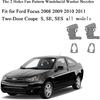 8S4Z-17603-AA Premium Wiper Nozzles Fit for 2008 2009 2010 2011 Ford Focus Windshield Wiper Washer Fluid Jet Nozzle | 2008-2011 Focus S, SE, SES, SEL